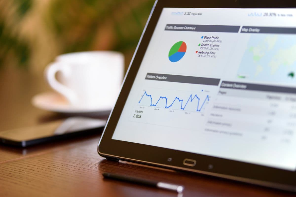A marketing analytics dashboard