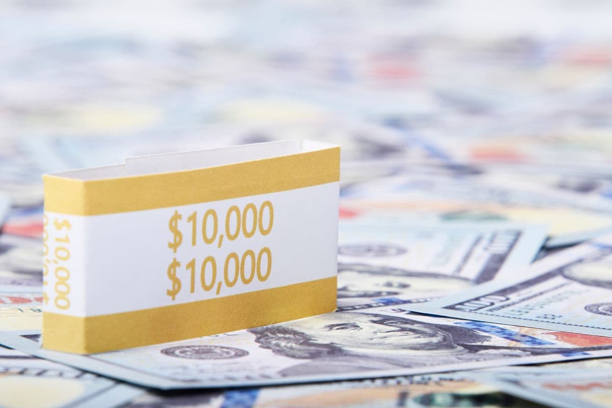 A stack of cash